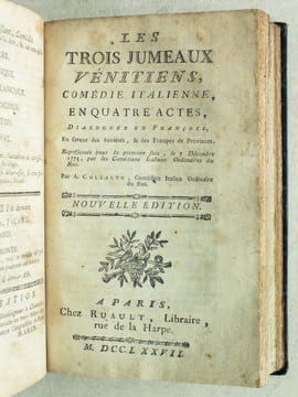 [ Recueil de pièces de théâtre - Comédies en Prose : ] Crispin Médecin, Comédie - L'Amant, auteur et Valet, Comédie en un acte - La Pupille, Comédie - ...