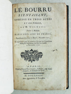 [ Recueil de pièces de théâtre - Comédies en Prose : ] Crispin Médecin, Comédie - L'Amant, auteur et Valet, Comédie en un acte - La Pupille, Comédie - ...
