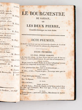 [ Recueil de Comédies en Prose : ] L'Homme gris, Comédie en trois actes et en prose ; Le Bourgmestre de Sardam, ou Les Deux Pierre, Comédie-Héroïque ...