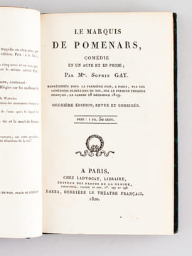 [ Recueil de Comédies en Prose : ] L'Homme gris, Comédie en trois actes et en prose ; Le Bourgmestre de Sardam, ou Les Deux Pierre, Comédie-Héroïque ...