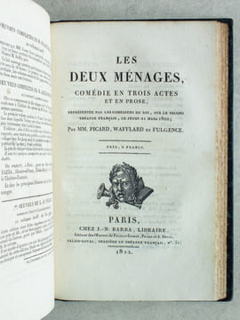 [ Recueil de Comédies en Prose : ] L'Homme gris, Comédie en trois actes et en prose ; Le Bourgmestre de Sardam, ou Les Deux Pierre, Comédie-Héroïque ...