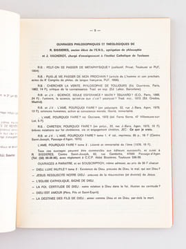 Dieu, luxe inutile ? Thèse de Doctorat d'Etat 1977 (3 Tomes - Tomes 1, 2 et 3) Tome I : A la recherche de Dieu. Dieu, histoire des religions, mort de ...