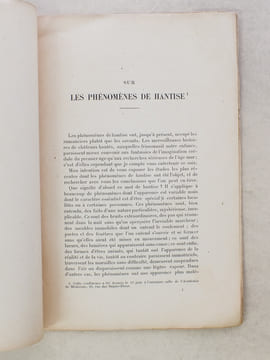 Sur les phénomènes de Hantise , Conférence faire à l'Institut Générale de Psychologie, le 19 juin 1905 [ Institut Général Psychologique - Extrait du ...