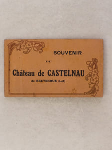 [ Carnet de cartes postales anciennes ] Souvenir du Château de Castelnau de Bretenoux (Lot)