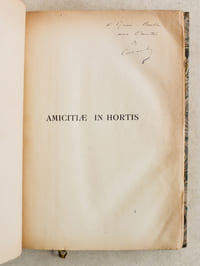 Amicitiae in hortis