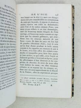 Histoire Naturelle des Oiseaux, par Leclerc de Buffon. Tome Vingt-Cinquième [ Tome 25 seul ] Rédigé par C.S. Sonnini. LECLERC DE BUFFON ; SONNINI, C. ...