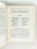 Revue de Métallurgie. Extraits. Tome III bis. Année 1906. LE CHATELIER, Henry ; GUILLET, Léon