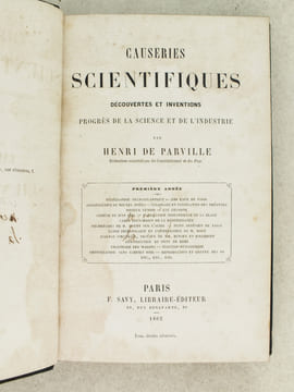 Causeries scientifiques. Découvertes et Inventions, progrès de la science et de l'industrie. Première Année : Télégraphie transatlantique - Les eaux ...