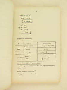 Résumé des leçons faites sur "l'Aspect moderne des Mathématiques" par les 3 S : Sem, Semah, Signoret, professeurs Agrégés au Lycée Michel-Montaigne de Bordeaux