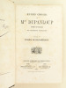 Oeuvres Choisies (4 Tomes - Complet). DUPANLOUP, Mgr. Félix Antoine Philibert