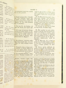 La Sainte Bible. Texte de la Vulgate, traduction française en regard avec commentaires. Les Nombres. [ Avec : ] Le Deutéronome.