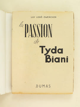 La Passion de Tyda Biani.. LODE-ZWERCHER, Lily
