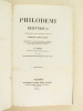Philodemi Rhetorica ex Herculanei Papyro lithographice oxonii excusa Restituit latine vertit Dissertatione De graeca Eloquentia et Rhetorica ...