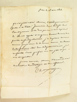 Essai historique sur la Révolution d'Espagne et sur l'Intervention de 1823 [ Tome I - Seul paru ] [Avec une lettre autographe signée de l'auteur ]. ...