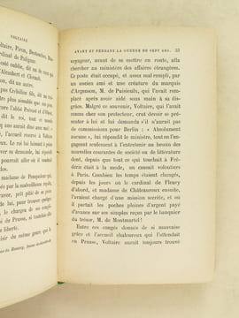 Voltaire avant et pendant la Guerre de Sept Ans.. BROGLIE, Duc de
