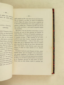 Fastes de la Dévotion au Sacré-Coeur de Jésus du XIIe siècle à nos jours. Avec appendice sur la dévotion au saint Coeur de Marie. [ Edition originale ]
