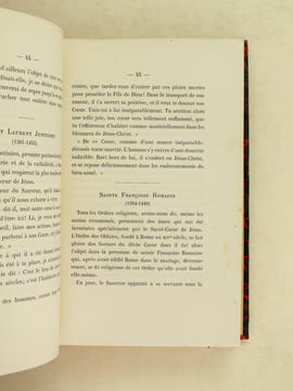 Fastes de la Dévotion au Sacré-Coeur de Jésus du XIIe siècle à nos jours. Avec appendice sur la dévotion au saint Coeur de Marie. [ Edition originale ...