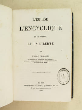 [ Mélanges théologiques ] Le Concile oecuménique et l'infaillibilité du Pontife romain, lettre pastorale adressée à son clergé par Henri Édouard, ...