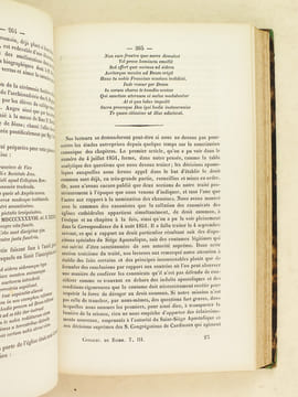 Correspondance de Rome. Recueil des allocutions, encycliques, brefs et autres actes du Saint-Siège apostolique, Décrets des Sacrées Congrégations ...