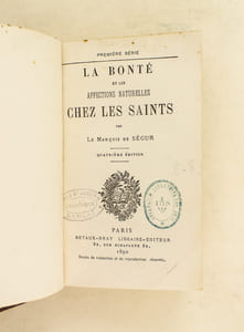 La Bonté et les Affections naturelles chez les Saints (3 Tomes - Complet)