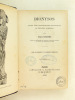Dionysos. Etude sur l'organisation matérielle du Théatre athénien. [ Edition originale ]. NAVARRE, Octave