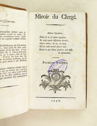 Miroir du Clergé (2 Tomes - Complet) [ Edition originale ]