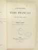 L'Evolution du Vers français au dix-septième siècle. [ Edition originale ]. SOURIAU, Maurice