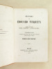 Oeuvres de Edouard Turquety. Amour et Foi - Poésie Catholique - Hymnes Sacrées.. TURQUETY, Edouard