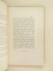 Extension de la Compétence Civile des Juges de Paix et la Loi de 1905.. TOULEMON, André