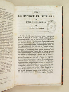 Monseigneur Pie (par Louis Veuillot) [ Suivi de : ] Mgr. Berteaud Evêque de Tulle (par Léopold Giraud)  [ Suivi de : ] Notice biographique et littéraire sur l'abbé Rohrbacher (par Charels Sainte-Foi)  [ Suivi de : ] Le Père Lacordaire Ses oeuvres & sa doctrine (par Ernest hello)  [ Suivi de : ] Juan Donoso Cortès marquis de Valdegamas (par le Comte de Montalembert)  [ Suivi de : ] Notice historique sur le Duc de Clermont-Tonnerre, traducteur et commentateur des Oeuvres d'Isocrate (par E. Egger)  [ Suivi de : ] M. Auguste Nicolas et se Oeuvres par M. Sorbier [ Suivi de : ] Marie-Thérèse Reine de France Epouse d'Henri V. Origine. Enfance. Vie. Portrait. Avenir (par Prosper Védrenne) [ Suivi de : ] Etude sur Etienne de La Boëtie par M. Prévost-Paradol publiée à l'occasion d'une fête de Charité donnée à Sarlat le 31 juillet 1864 [ Suivi de : ]