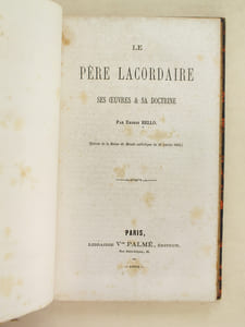 Monseigneur Pie (par Louis Veuillot) [ Suivi de : ] Mgr. Berteaud Evêque de Tulle (par Léopold Giraud)  [ Suivi de : ] Notice biographique et littéraire sur l'abbé Rohrbacher (par Charels Sainte-Foi)  [ Suivi de : ] Le Père Lacordaire Ses oeuvres & sa doctrine (par Ernest hello)  [ Suivi de : ] Juan Donoso Cortès marquis de Valdegamas (par le Comte de Montalembert)  [ Suivi de : ] Notice historique sur le Duc de Clermont-Tonnerre, traducteur et commentateur des Oeuvres d'Isocrate (par E. Egger)  [ Suivi de : ] M. Auguste Nicolas et se Oeuvres par M. Sorbier [ Suivi de : ] Marie-Thérèse Reine de France Epouse d'Henri V. Origine. Enfance. Vie. Portrait. Avenir (par Prosper Védrenne) [ Suivi de : ] Etude sur Etienne de La Boëtie par M. Prévost-Paradol publiée à l'occasion d'une fête de Charité donnée à Sarlat le 31 juillet 1864 [ Suivi de : ]