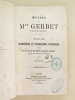 Oeuvres de Mgr Gerbet Evêque de Perpignan (2 Tomes - Complet) Tomes I et II : Mandements et Instructions Pastorales. GERBET, Mgr. Philippe ; (BORNET, ...