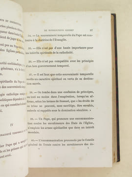 Oeuvres de Mgr Gerbet Evêque de Perpignan (2 Tomes - Complet) Tomes I et II : Mandements et Instructions Pastorales. GERBET, Mgr. Philippe ; (BORNET, ...