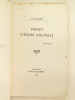 Projet d'Ecole Nouvelle.. FERRIERE, Ad. [ Ferrière, Adolphe (1879-1960) ]