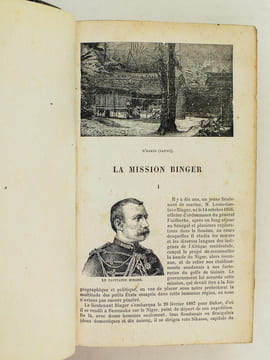 [ Bibliothèque illustrée des Voyages autour du monde par terre et par mer ] La mission Binger (Marcel Monnier) - Les explorations de M. Bonvalot - Le ...