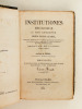 Institutiones Theologicae, ad usum Seminariorum (6 Tomes - Complet). BONAL, A.
