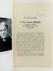 Un grand lorrain. Le Père François Bertrand fondateur à Madras du Collège-Université Loyola 1870-1936.. Anonyme ; [ FROEHLY, François ]