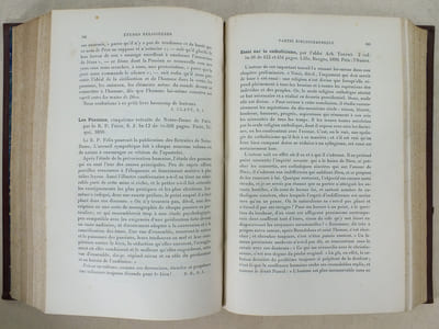 Etudes religieuses, philosophiques, historiques et littéraires, 1890, Partie Bibliographique 1890, 1e année (Ancienne bibliographie catholique 1841-1889). Tome LII   [ 52 ]