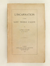 L'Incarnation d'après Saint Thomas d'Aquin.