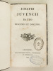 Josephi Juvencii Ratio discendi et docendi.. Anonyme 