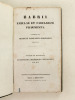 Babrii Fabulae et Fabularum Fragmenta accedunt Metricae Fabularum Aesopiarum reliquiae.. BABRIUS ; (KNOCHIUS, Ioachimus Henricus) [ KNOCHE ]