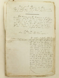 Discours pour la Bénédiction du Christ placé dans l'Eglise de Mialler [Mialet ; Miallet ] par suite des dons de MM. Profes et Barbey Cluzeau, l'un et l'autre propriétaires et membres de la Fabrique de la paroisse.