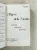 L'Eglise et la Famille - Population, Dépopulation, Repopulation. M. S. GILLET (Dominicain) [ GILLET, Martin Stanislas (1875-1951) ]