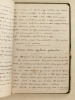 Manuscrit anonyme de grammaire et recherche en grammaire hébraïque.. Anonyme
