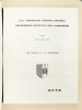 IXus Congressus Foederis Europaei Antiquorum Societatis Jesu Alumnorum. Liège 26-29 août 1971 - Les Anciens et la Compagnie. ACTA. Collectif
