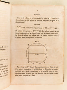 Tables donnant le Cube des Bois selon leurs divers emplois dans le commerce dans l'industrie, dans l'architecture civile, militaire et navale.