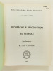 Recherches & Production du Pétrole. Conférences. Ecole Centrale des Arts & Manufactures. 3e Année d'Etudes.. CAUCHOIS, Louis