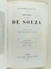 Oeuvres de Madame de Souza. Gravures sur acier d'après les dessins de G. Staal.. SOUZA, Madame de
