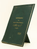 Calendrier 1921 Imprimerie des Arts Industriels Camis & Cie Paris [ Modèle éditeur pour le "Prior" Roy des Mousseulx ]. Camis & Cie