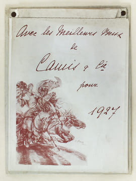 Calendrier 1927 Avec les Meilleurs Voeux de Camis & Cie pour 1927 [ Illustrations de Hérouard, Raphaël Freida, Ch. Spindler, Maurice Leloir ]. Camis & ...